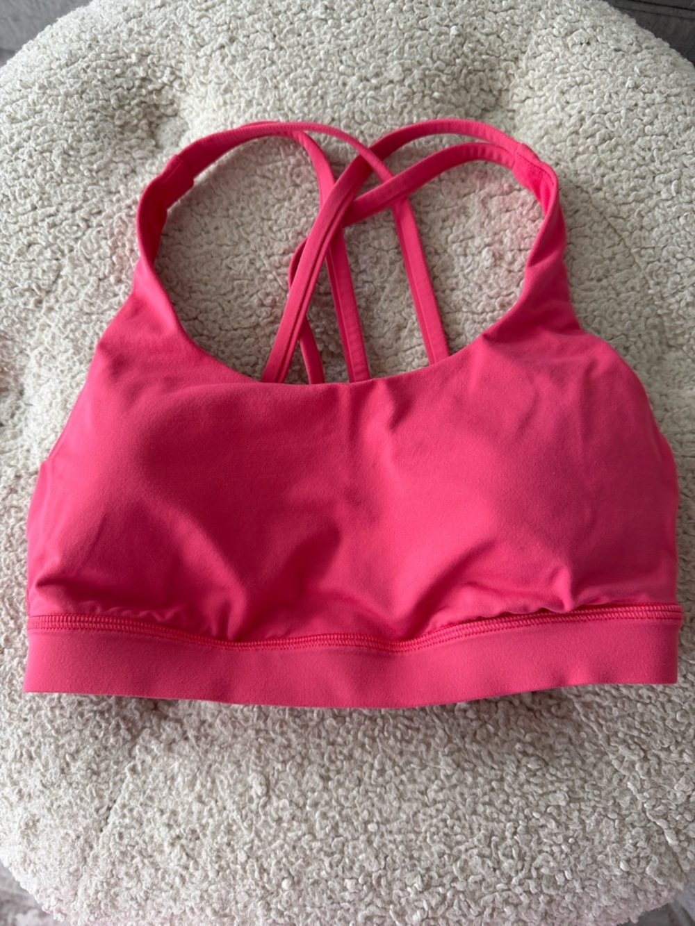 lululemon athletica Hot Pink Strappy Sports Bra